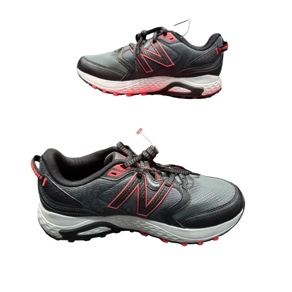 New Balance MT410LR7 Trail Running Shoes Men's 8.5 2E Wide Gray Red BNIB